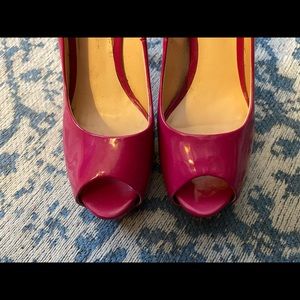 👠 Barbie Pink Peeptoe Heels